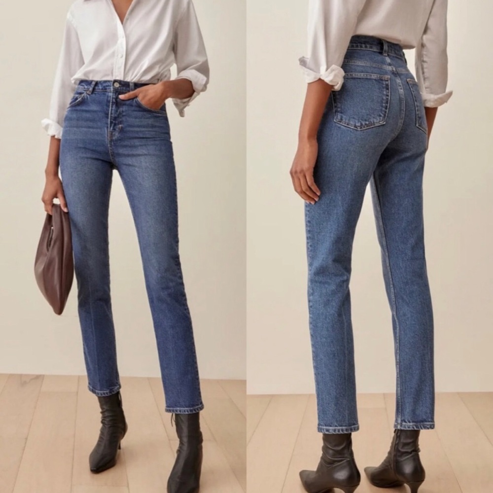 Reformation Liza High Rise Straight Jeans NWOT Size 29